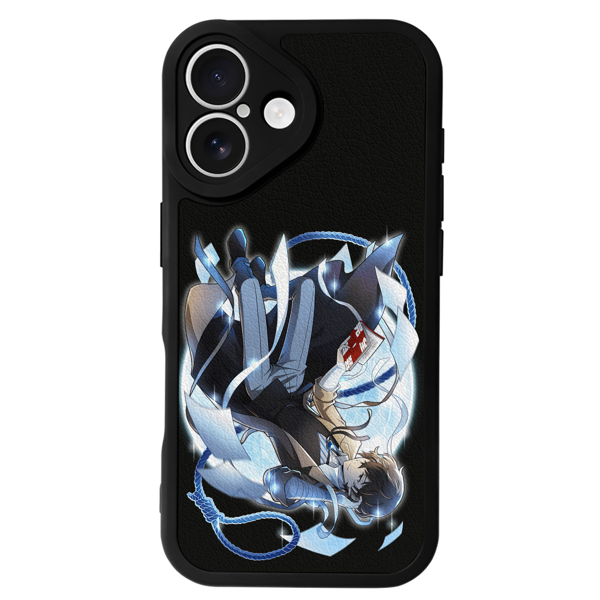 （画像用） 文豪ストレイドッグス Bungo Stray Dogs 【iPhone 16シリーズ対応】シリコンスマホケース（レザー調） 材質：シリコン